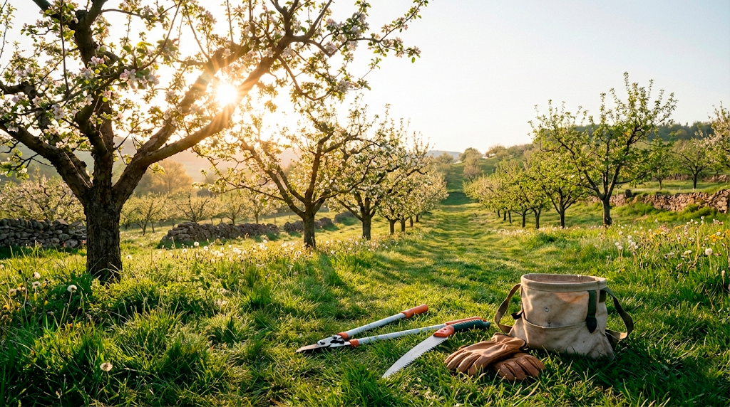 Схема обрізки фруктових дерев: до і після