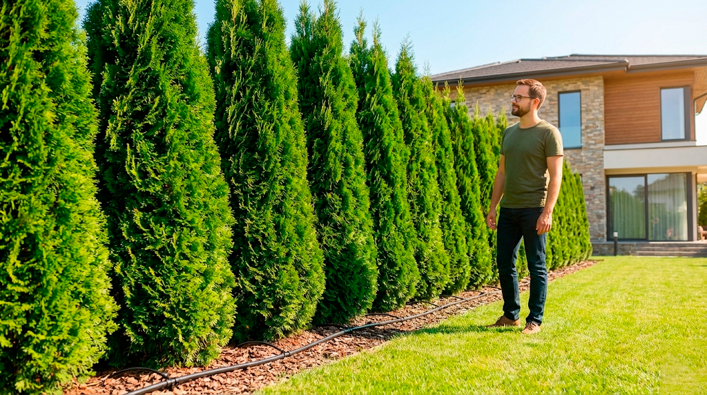 Живопліт з туї Смарагд — Мар'ян Соляр Львів